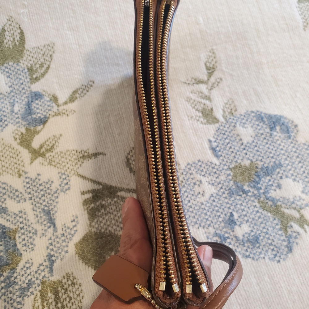 Coach Brown Signature Wristlet - Picture 8 of 8